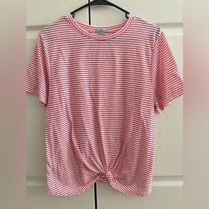 charlotte russe front knot tee
